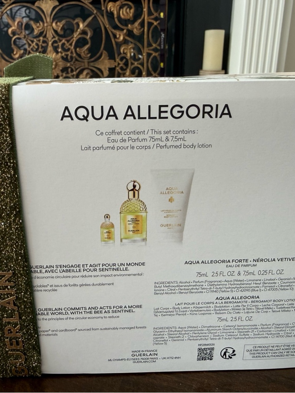 GUERLAIN AQUA ALLEGORIA FORTE Box Set - Picture 2 of 4